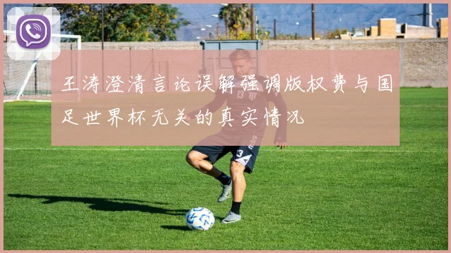 王涛澄清言论误解强调版权费与国足世界杯无关的真实情况